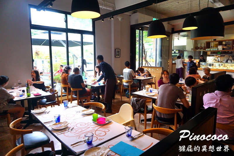 【台中美食】PINOCOCO皮諾可可義式餐廳！燉飯超好吃，披薩還可以雙拼，環境優、適合聚餐慶生！ @猴屁的異想世界