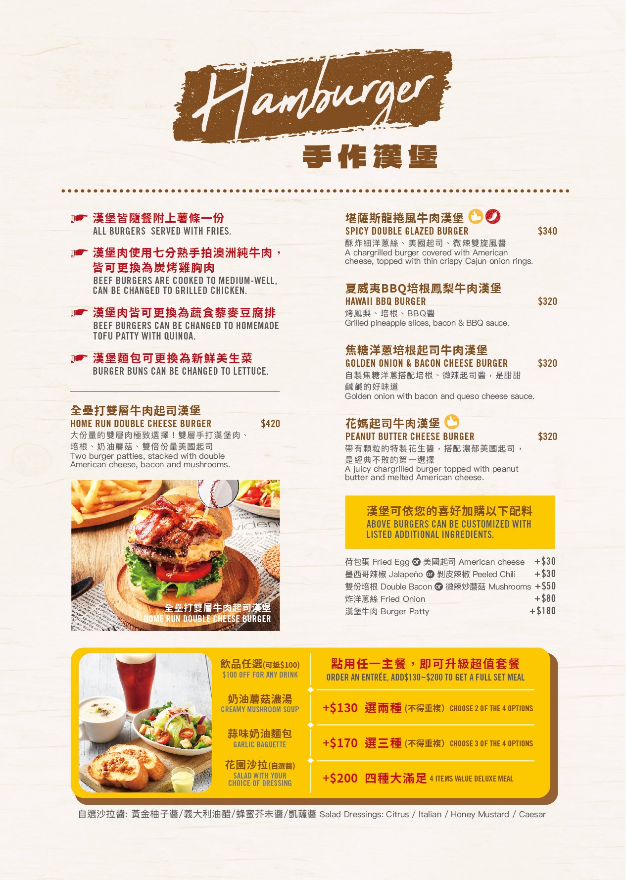 BurgerJoint 7分SO美式廚房華美店｜台中美式餐廳推薦，漢堡好吃，還有賣早午餐 @猴屁的異想世界