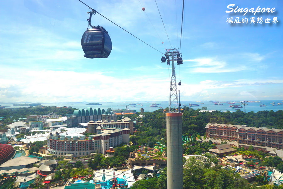 新加坡自由行｜如何搭乘聖淘沙空中纜車前往環球影城？花柏山線&聖淘沙線！新加坡空中纜車優惠車票！