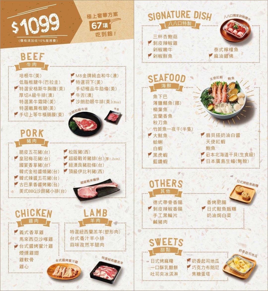 高雄吃到飽推薦｜八八口頂級燒肉餐廳699元起，干貝、生蠔、肋眼牛排吃到飽超划算 @猴屁的異想世界