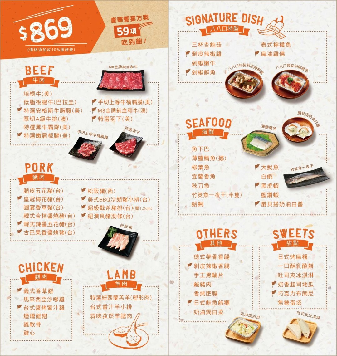 高雄吃到飽推薦｜八八口頂級燒肉餐廳699元起，干貝、生蠔、肋眼牛排吃到飽超划算 @猴屁的異想世界