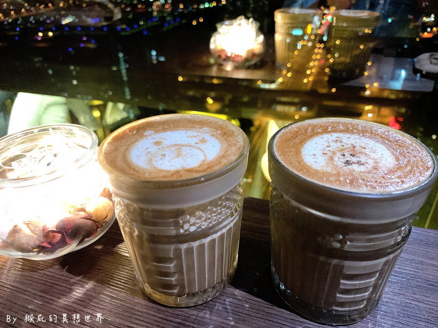 咖啡任務CAFETASK｜台中36樓高空夜景餐廳，在市區也能看夜景，必點金鍋鬆餅超好吃，台中不限時咖啡廳 @猴屁的異想世界