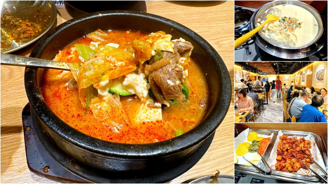 江陵阿嬤｜西門町韓式料理吃到飽只要498元，豆腐鍋、炸雞、五花肉通通吃到飽