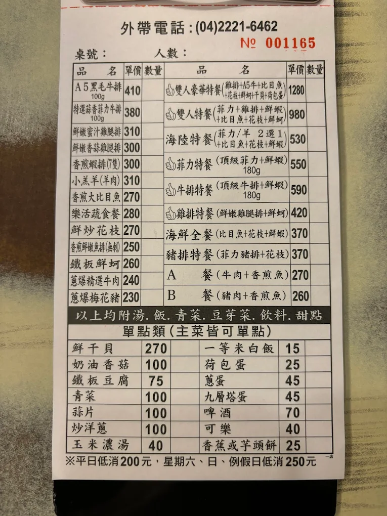 邑鐵板燒｜台中鐵板燒推薦，雙人海陸套餐豐盛，飲料無限暢飲近台中車站 @猴屁的異想世界