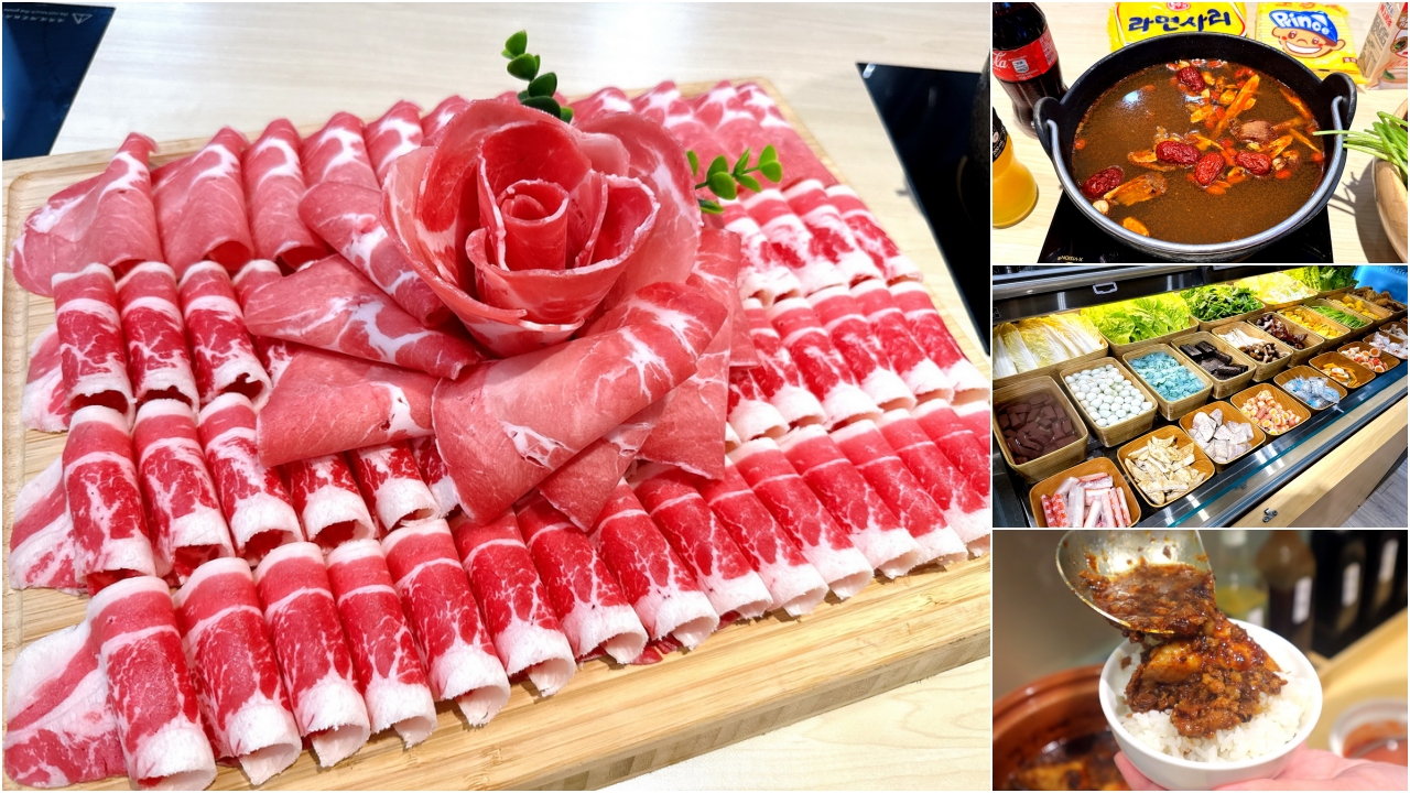 【饗點鍋台中文心店】台中火鍋自助吧吃到飽388元起，超浮誇35盎司大胃王肉盤超壯觀