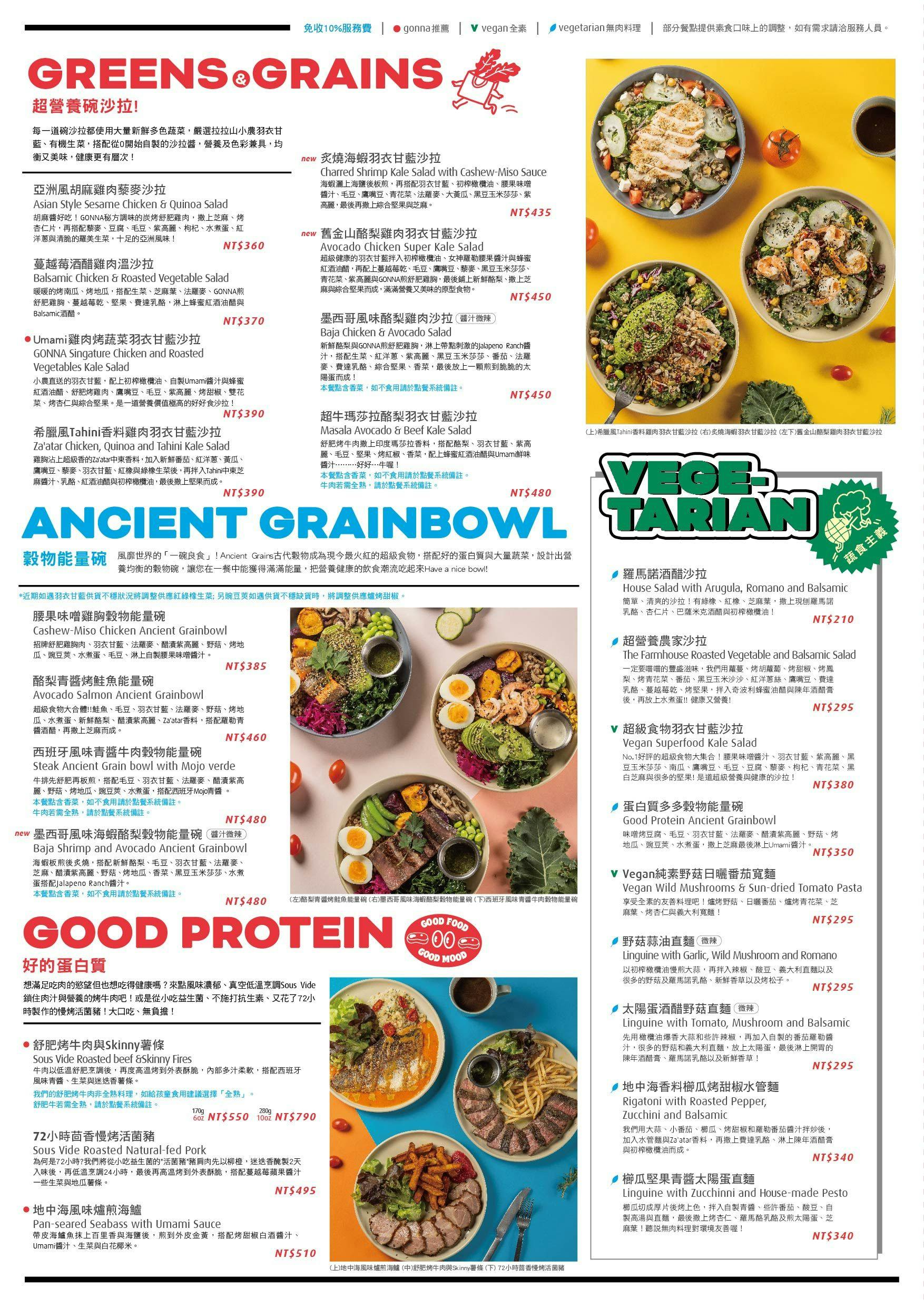 【gonnaEAT京站店】台北義大利麵推薦，地中海健康餐廳，原型食物也能超好吃 @猴屁的異想世界