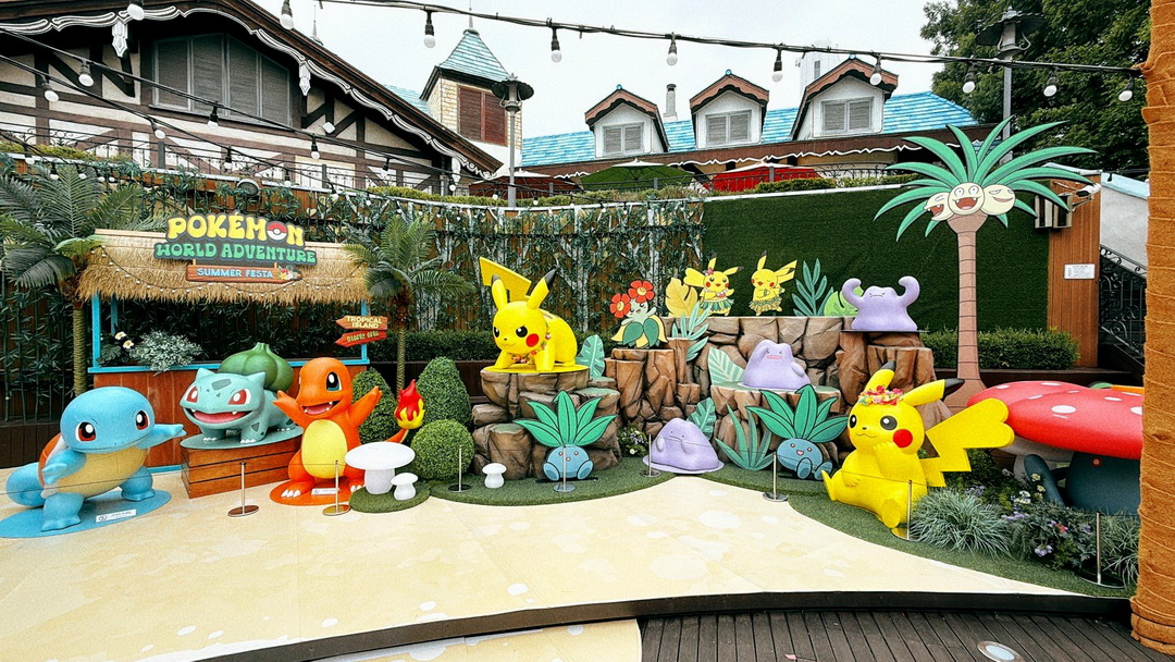 2025首爾樂天世界寶可夢樂園｜Pok&eacute;mon World Adventure夏日限定活動攻略，皮卡丘、卡比獸拍照景點推薦 @猴屁的異想世界