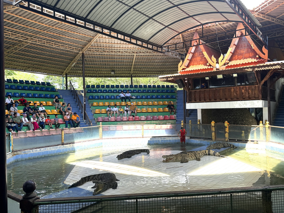 泰國北碧府一日遊｜野生動物園餵長頸鹿、看大象鱷魚表演，死亡鐵路＆桂河大橋拍照 @猴屁的異想世界