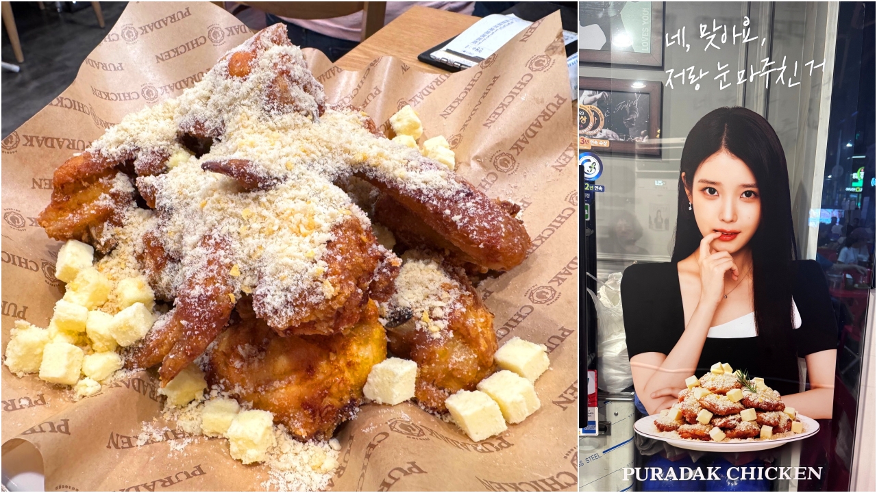 PURADAK CHICKEN明洞店｜IU代言韓國炸雞名店！三種口味一次滿足，明洞必吃宵夜推薦！
