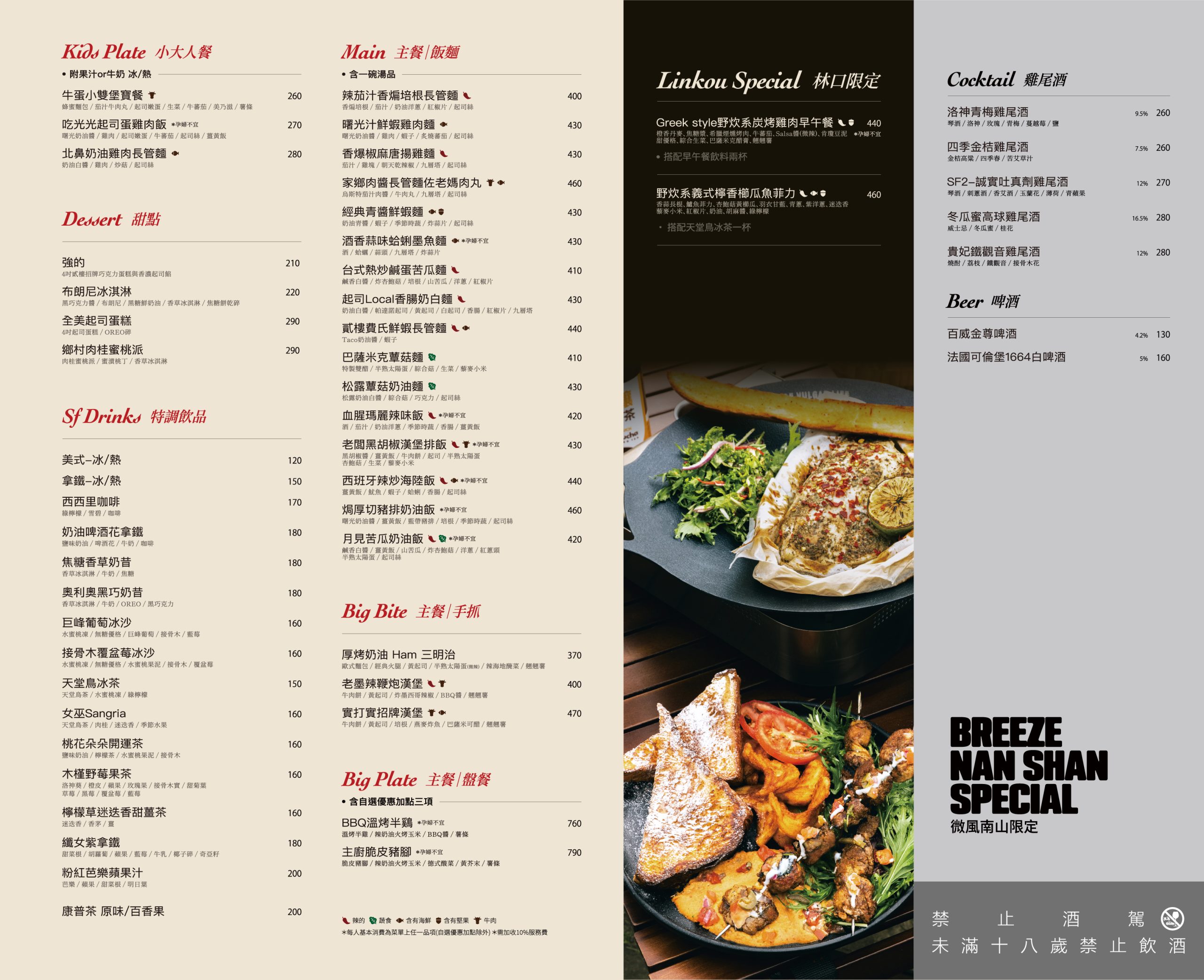 【貳樓微風南山店】台北信義區早午餐推薦，最美空間＋飲料續杯，義大利麵也好吃 @猴屁的異想世界