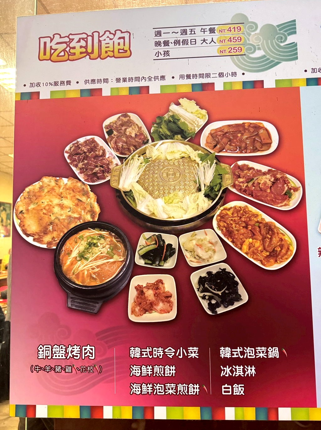 【韓香亭韓國料理】台中吃到飽推薦，銅盤烤肉＋海鮮煎餅吃到飽419元起，忠明南路老字號 @猴屁的異想世界