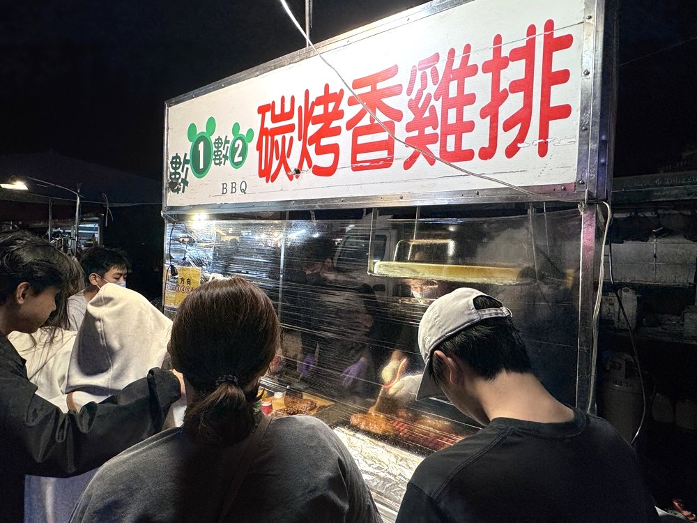 【數1數2碳烤雞排】彰化精誠夜市排隊美食，厚實多汁碳烤雞排必吃，靈魂醬汁超涮嘴 @猴屁的異想世界