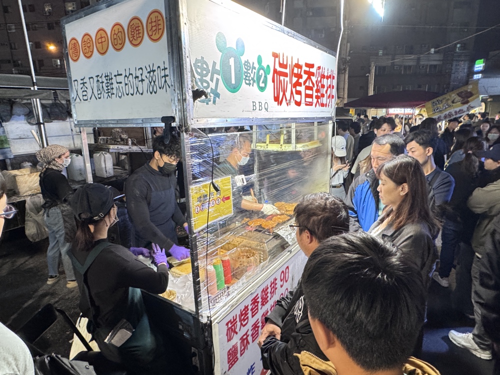 【數1數2碳烤雞排】彰化精誠夜市排隊美食，厚實多汁碳烤雞排必吃，靈魂醬汁超涮嘴 @猴屁的異想世界