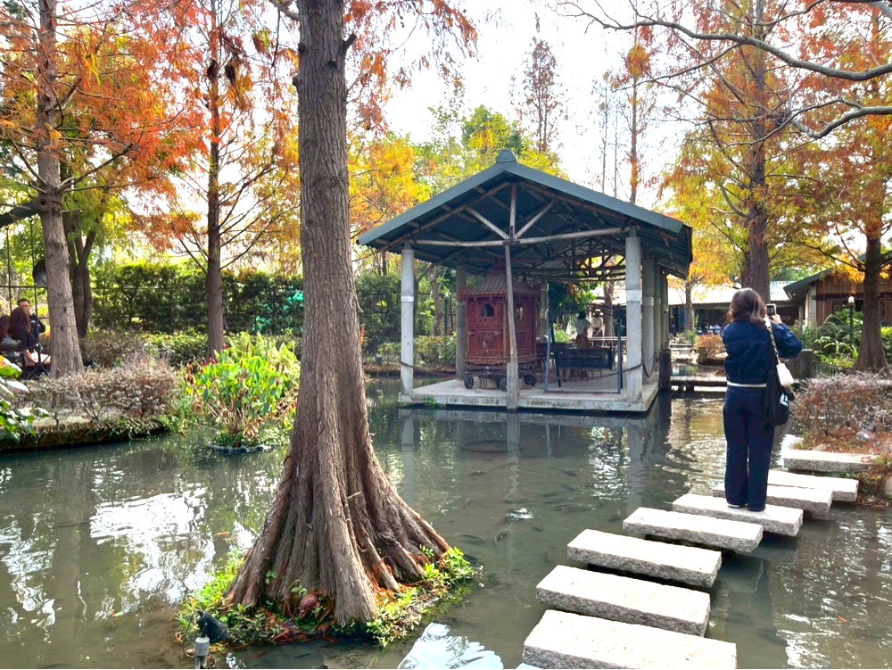 【田寮農莊景觀餐廳】台中景觀餐廳推薦，落羽松秘境、古早味辦桌料理，親子聚餐好去處