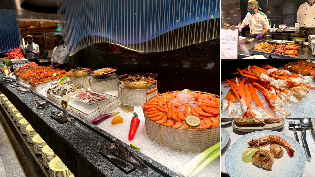 島語台中店｜台中最難訂Buffet正式開幕！十大必吃料理、松葉蟹腳、生蠔、干貝海膽手卷，漢神洲際最新吃到飽