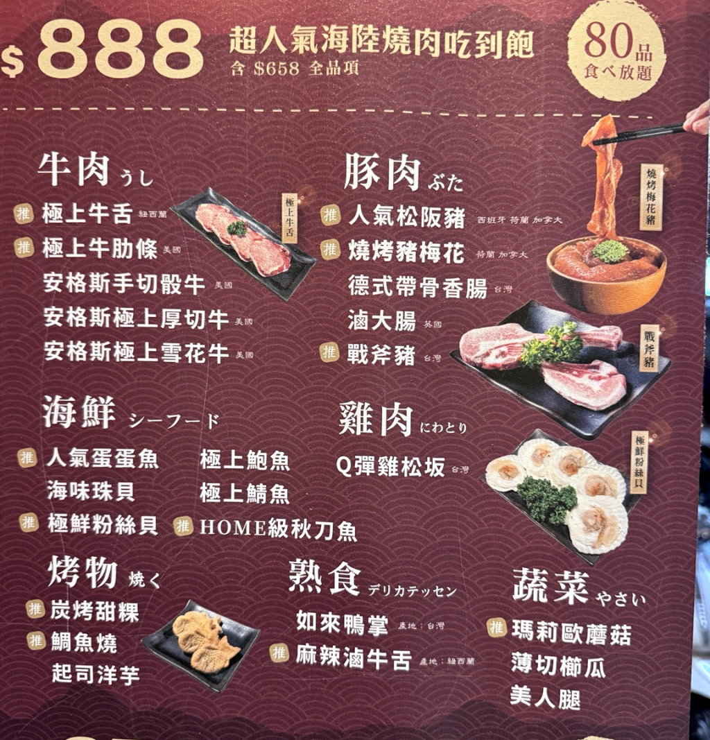 【HOME燒肉逢甲店】台中燒肉吃到飽推薦!888元爽吃80種食材、牛舌、哈根達斯冰淇淋無限享用 @猴屁的異想世界 【HOME燒肉逢甲店】台中燒肉吃到飽推薦!888元爽吃80種食材、牛舌、哈根達斯冰淇淋無限享用 @猴屁的異想世界