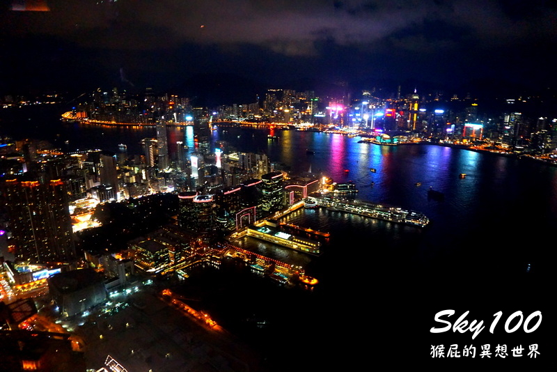 【香港自由行】Sky100天際100香港觀景台！俯瞰香港最美夜景維多利亞港！ @猴屁的異想世界