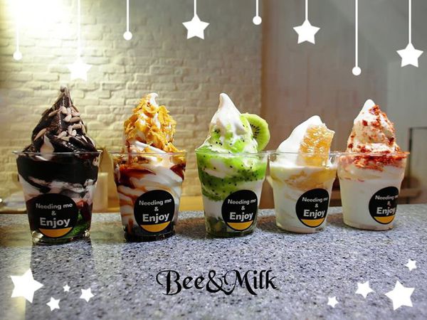 【台中火車站】Bee&#038;Milk！宮原眼科旁新開的韓國蜂巢霜淇淋(已歇業) @猴屁的異想世界