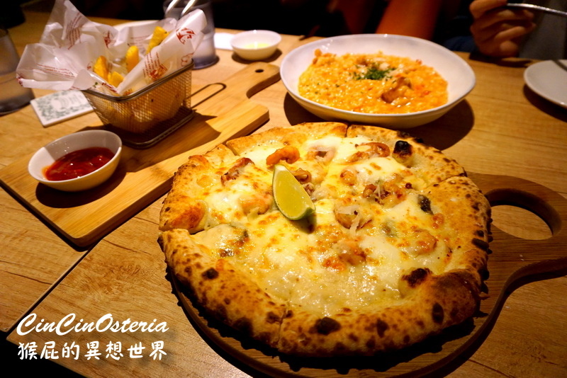 Cin Cin Osteria請請義大利餐廳｜台北松山美食推薦，披薩義大利麵燉飯都好吃，近捷運南京復興站 @猴屁的異想世界